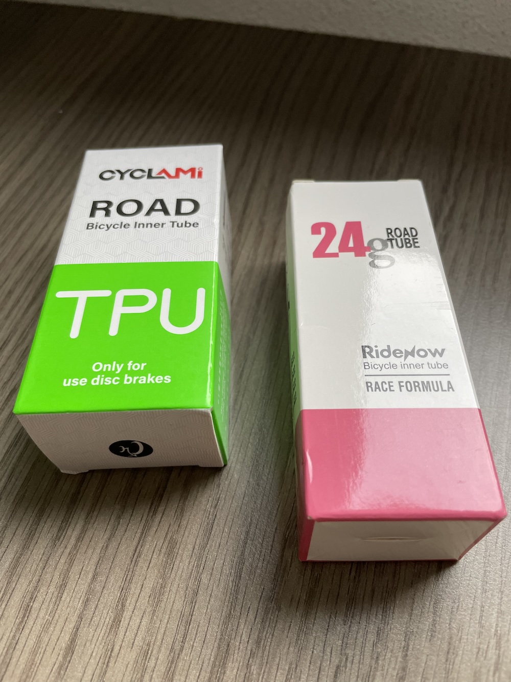 TPU tubes in a box